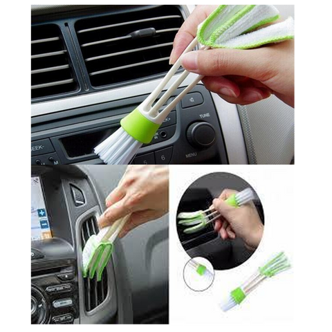 Car air conditioning outlet slot gap brush cleaning supplies tool - SquareDubai