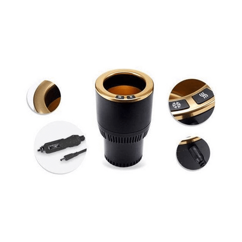 Car cup holder cooling and warming auto cup - SquareDubai