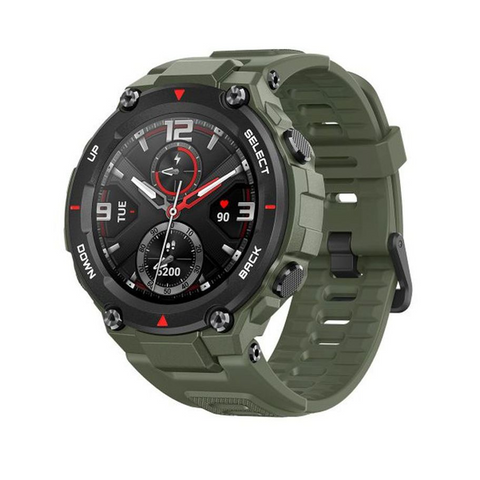 Xiaomi Amazfit T-rex Smartwatch 1.3 Inch Round AMOLED Screen GPS Positioning - Army Green