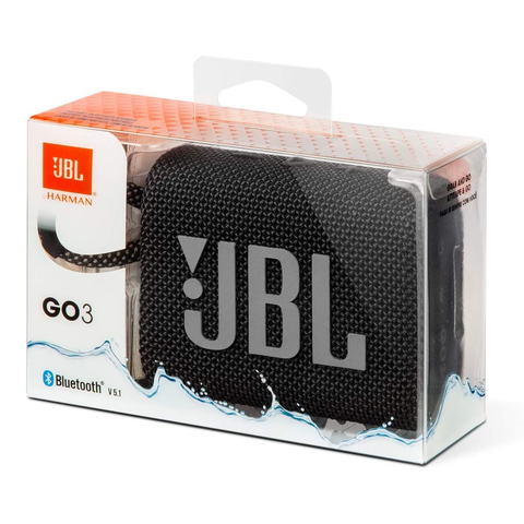 JBL Go 3 Portable Waterproof Speaker with Pro Sound