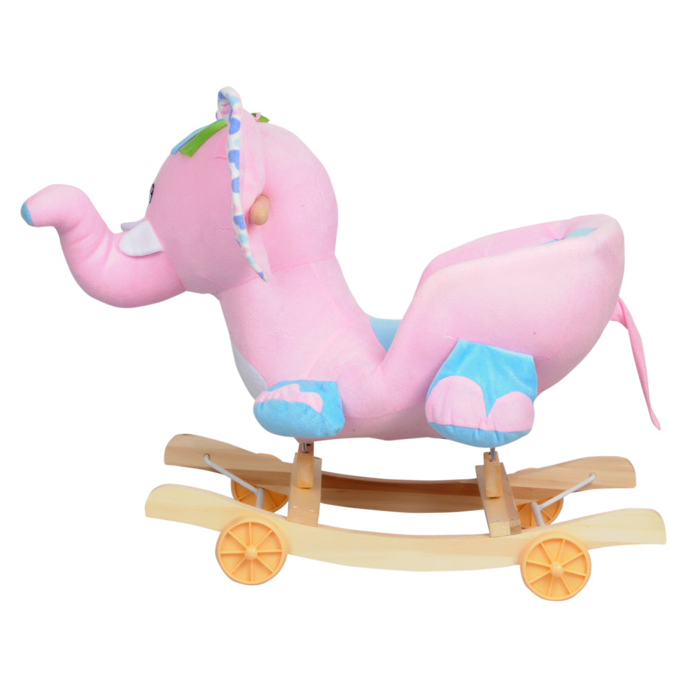 Little Angel - Baby Toy Ride-on Rocking Elephant Pink