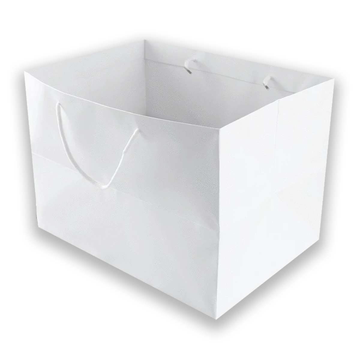 White paper bag square-shaped (33 X 33 X 28 CM) 12 Pc Pack