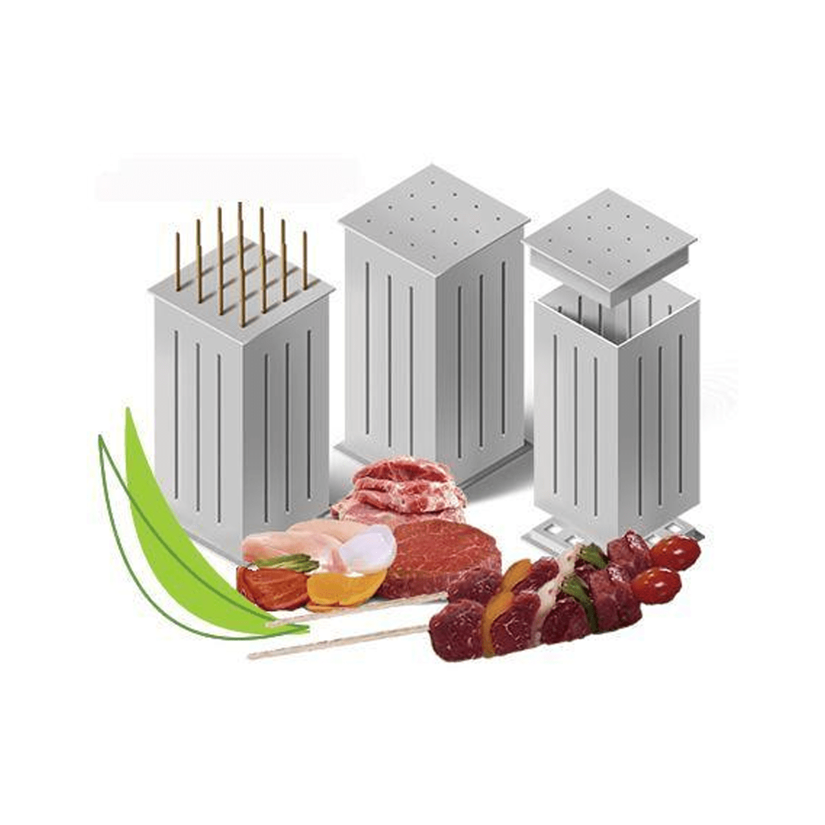 Brochette Express with bamboo skewers - SquareDubai