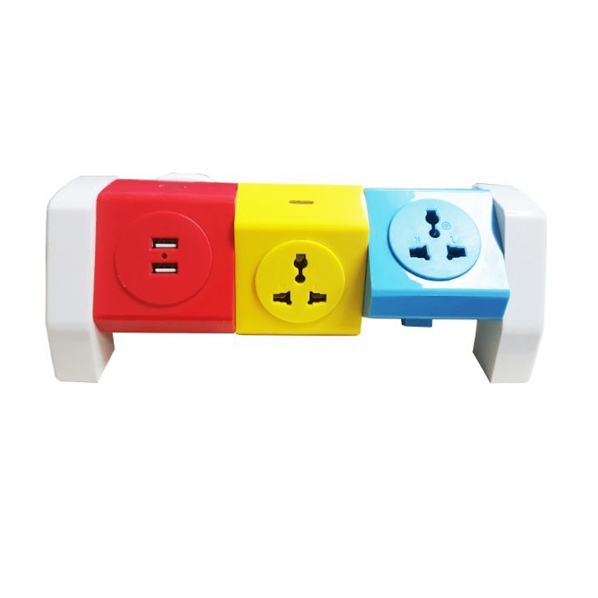 Extension Socket Twist-able with 2 usb port - SquareDubai