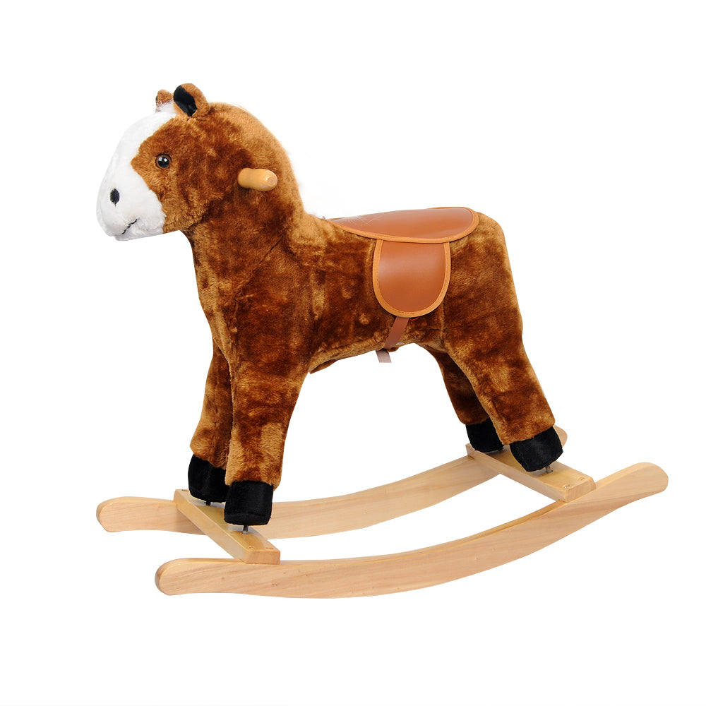 Little Angel - Baby Toy Ride-on Rocking Horse Dark Brown