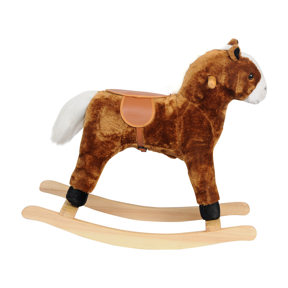 Little Angel - Baby Toy Ride-on Rocking Horse Dark Brown