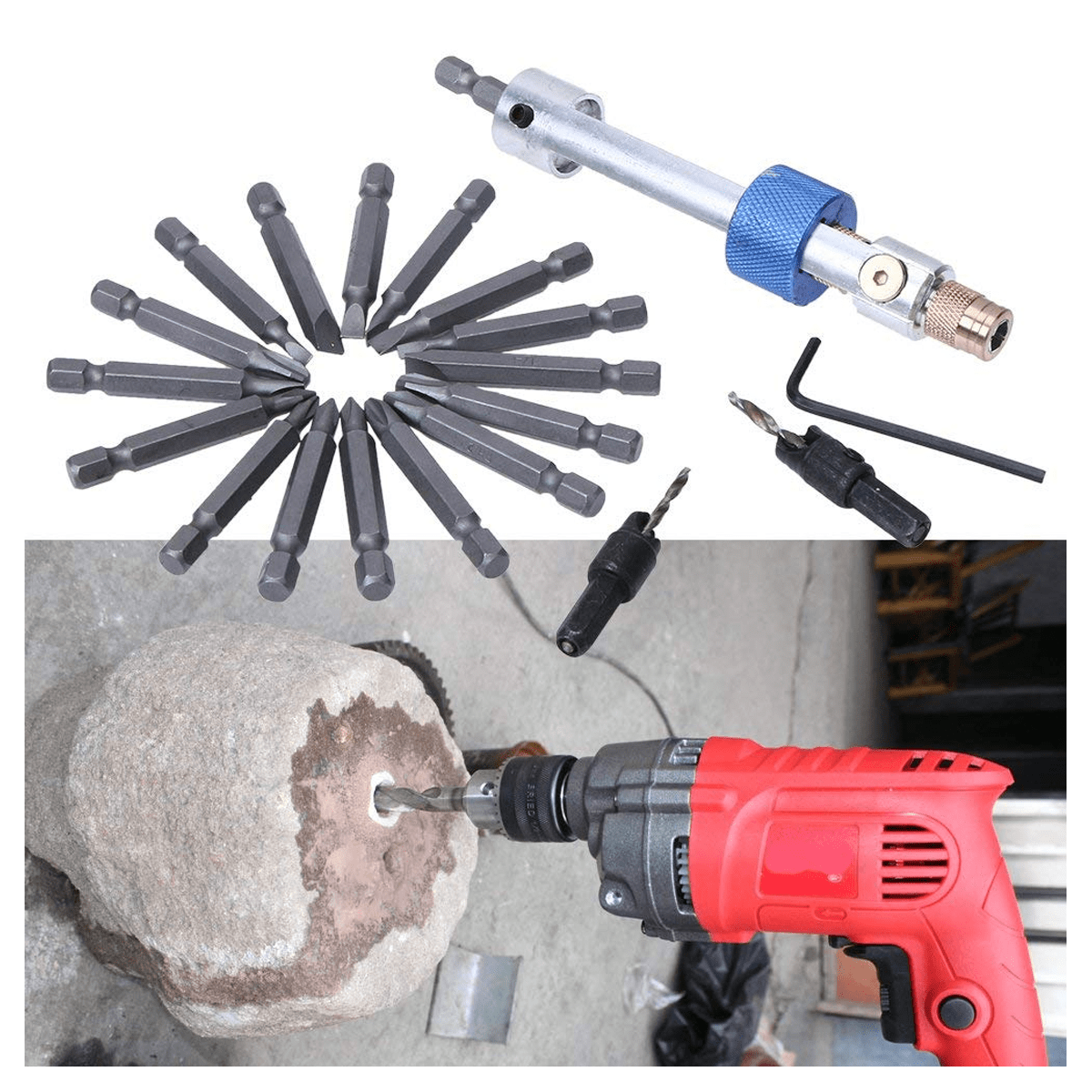 Drill Flip Drive  / Driver Multi Screwdriver Sets Updated version 16 different kinds head - SquareDubai