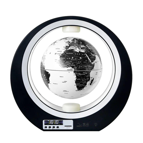 Magnetic Levitation Floating Globe Stereo Bluetooth Speaker World Map Anti Gravity Globe - Pink