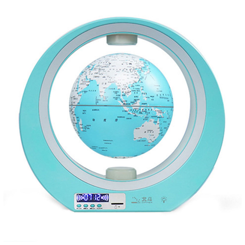 Magnetic Levitation Floating Globe Stereo Bluetooth Speaker World Map Anti Gravity Globe - Dark Blue
