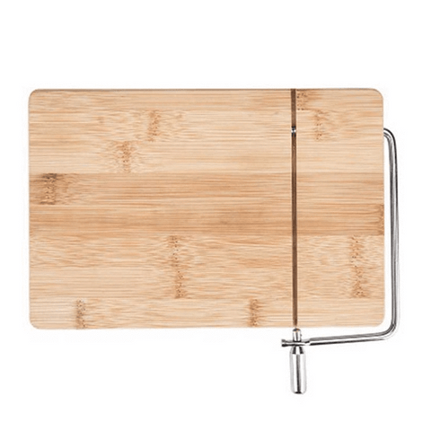 True Wireslice Bamboo Cheese Slicing Board