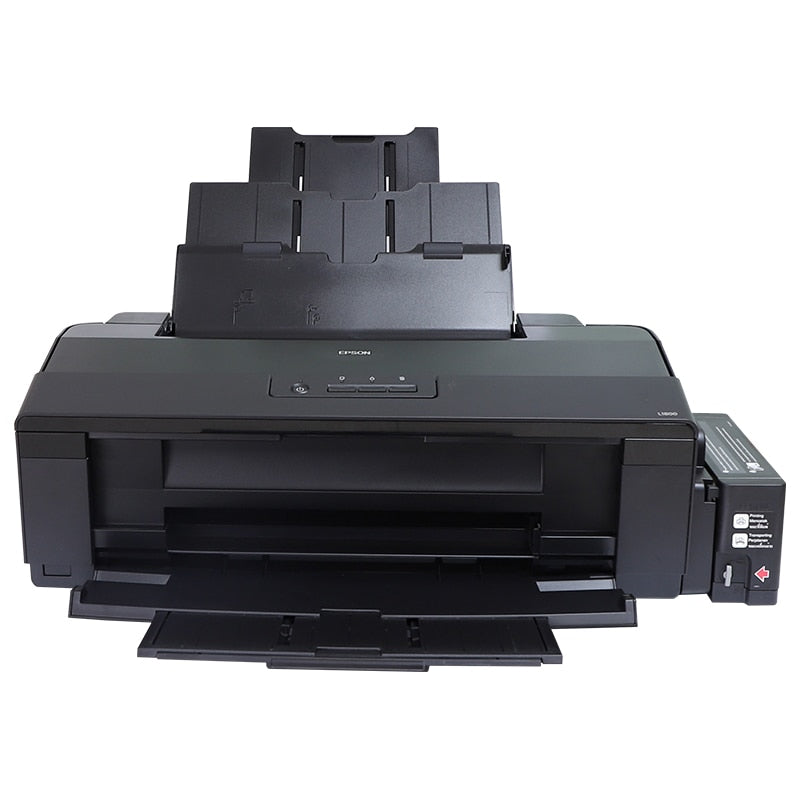 White Ink DTF Printer A3 Size EPSON L1800 (DTF converted)For Dark Color T-Shirt / Sweatshirts + A3 Size Transfer Paper (25 Sheets)