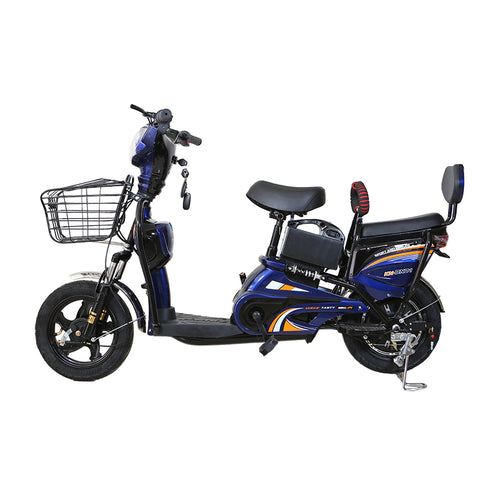 Trendy 48V Grocery Electric scooter bike | Adults Electric Scooter - ROSE GOLD