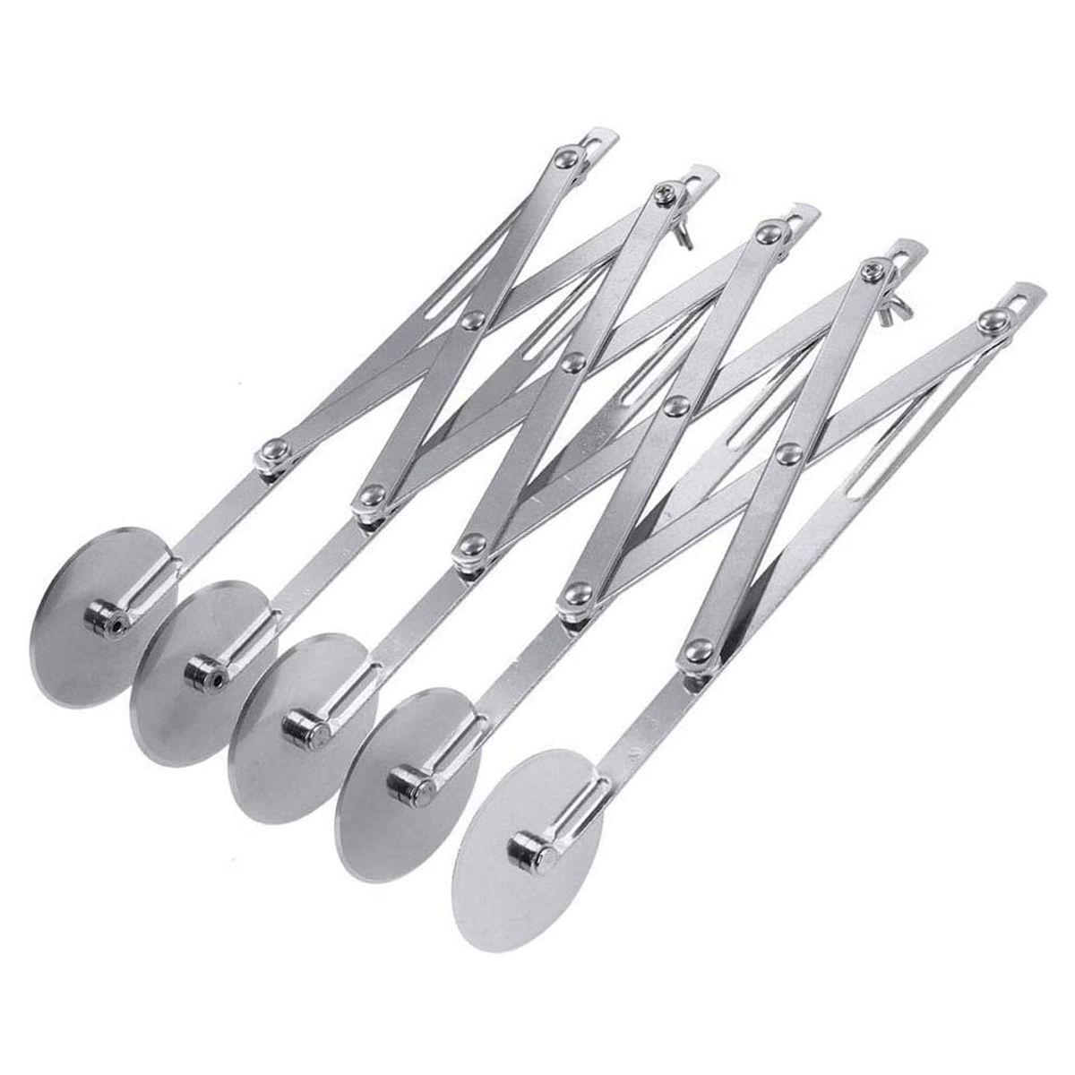 Wheel Pastry Cutter Stainless Steel Expandable Pizza Slicer / Dough  Divider