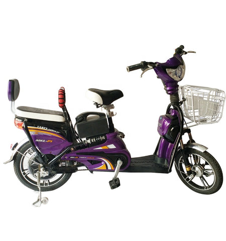 Trendy 48V Grocery Electric scooter bike | Adults Electric Scooter - BLUE