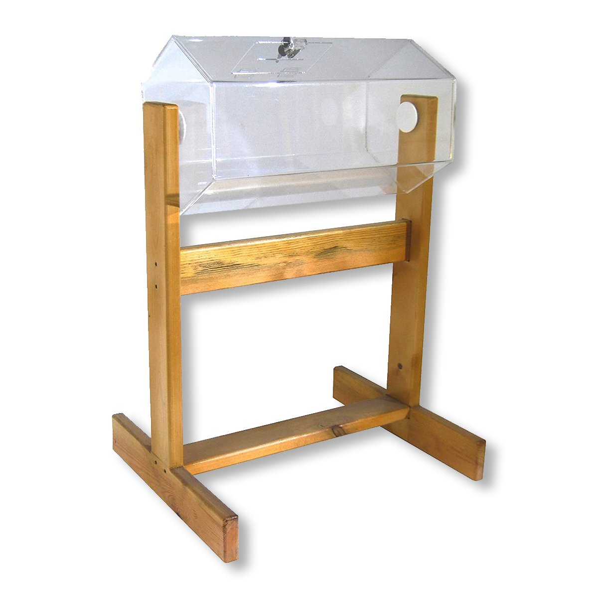 Roleta Raffle Box Olmecs Revolving Acrylic Raffle Box Size: 60x35 cm – Emaratshop