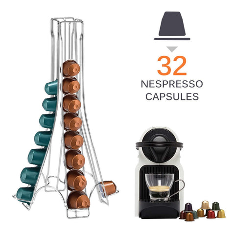 Coffee Pod Storage Holder Capsule Stand for 32 Pods