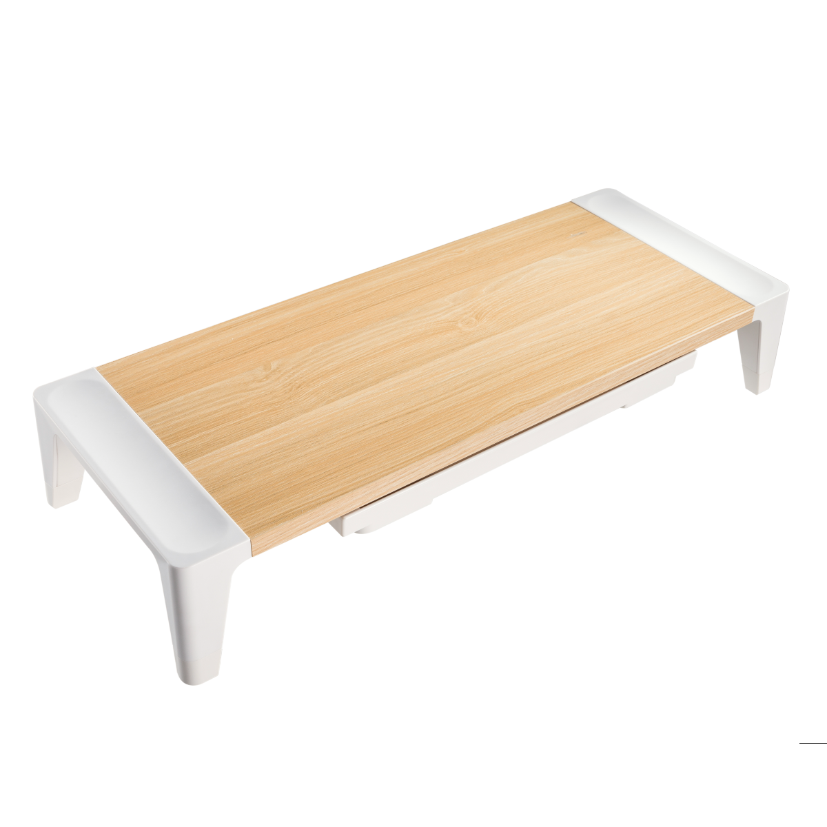 Navodesk Wooden Monitor Riser with Integrated Storage Space and Adjust ...