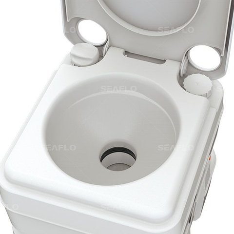 SEAFLO Multifunctional Portable Toilet for Marine, Camping, Boat, 20Lt