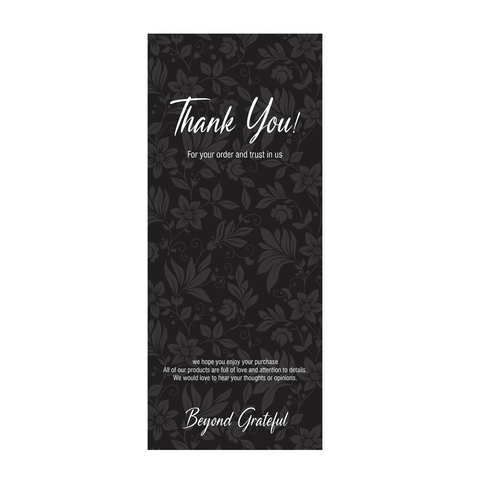 Willow 50Pc Pack Thank You For Your Order Sticker For Box  (15.5x6.5Cms) - Purple