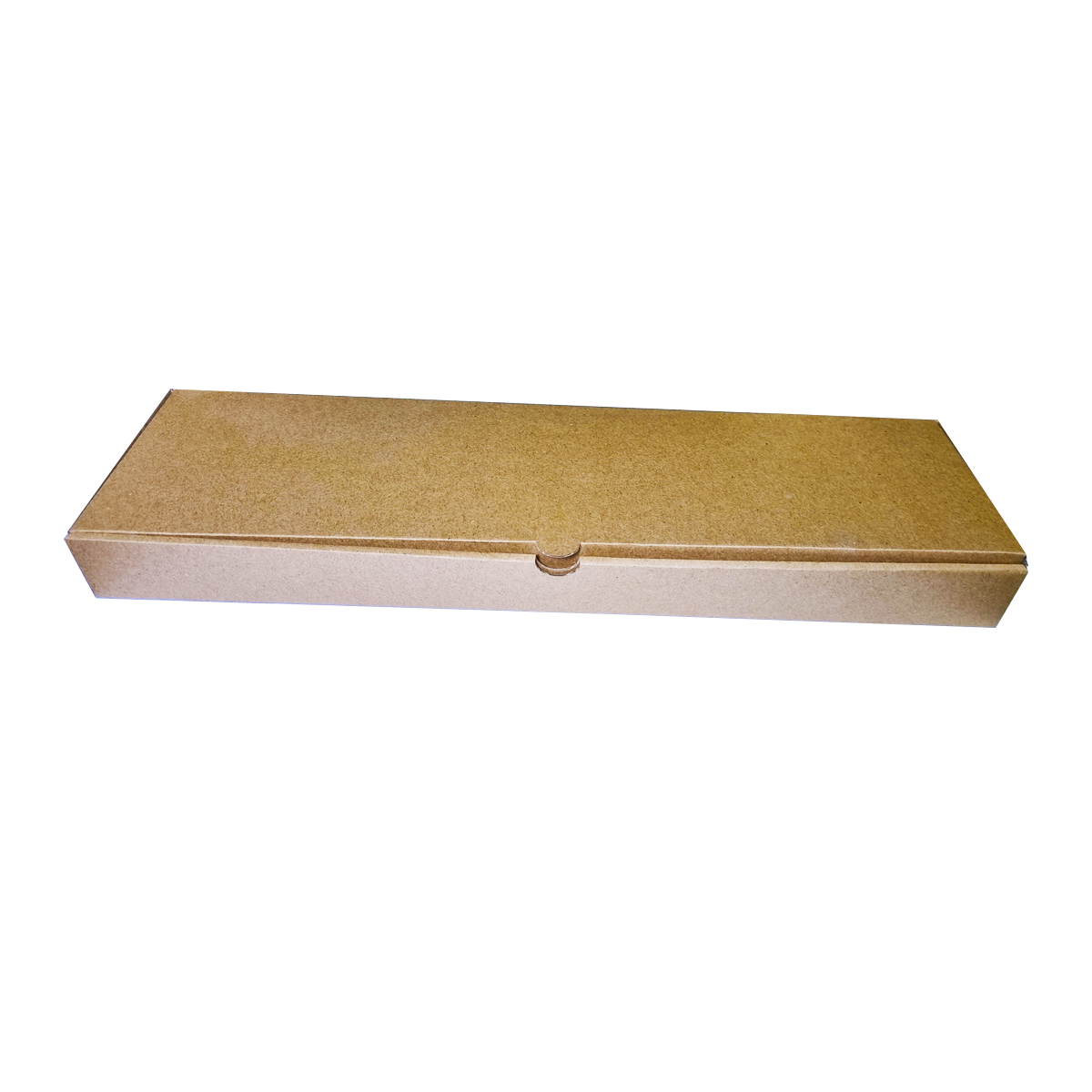 10 Pc Long Brown Corrugated Kraft Box for Kababs & Fatayer - 44x13x4  Cms - Willow