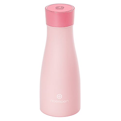 LIZ The next-gen self-cleaning smart bottle with UV sterilization 350ml / 12oz Pink