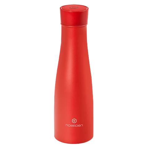 LIZ The next-gen self-cleaning smart bottle with UV sterilization 350ml / 12oz Red
