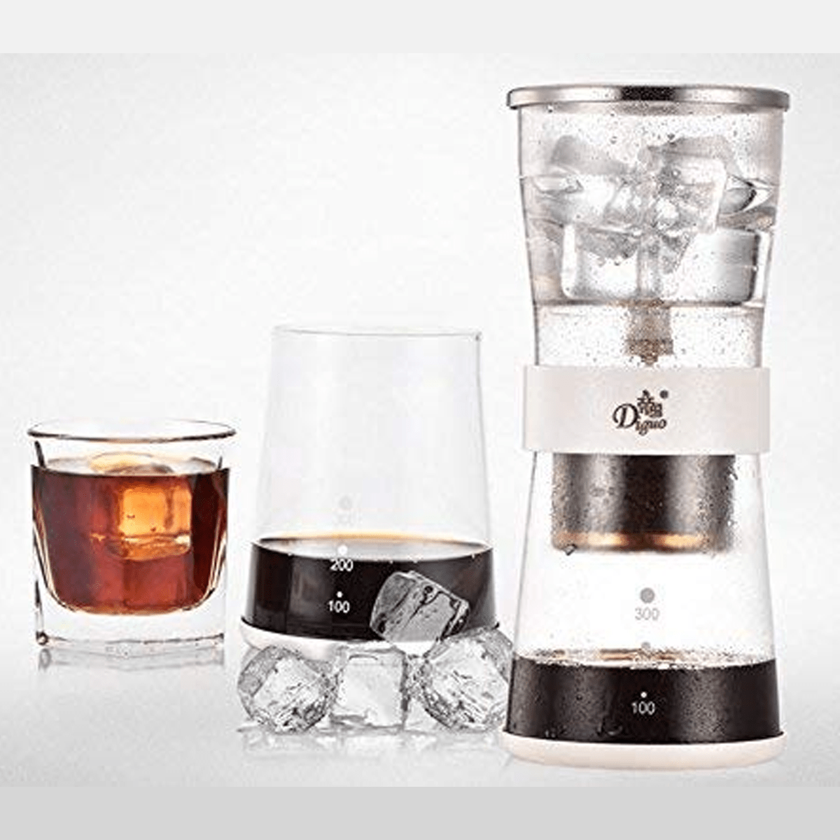 Diguo Cold Brew Coffee Dripper Adjustable Ice Dripper Glass Carafe Duth coffee maker