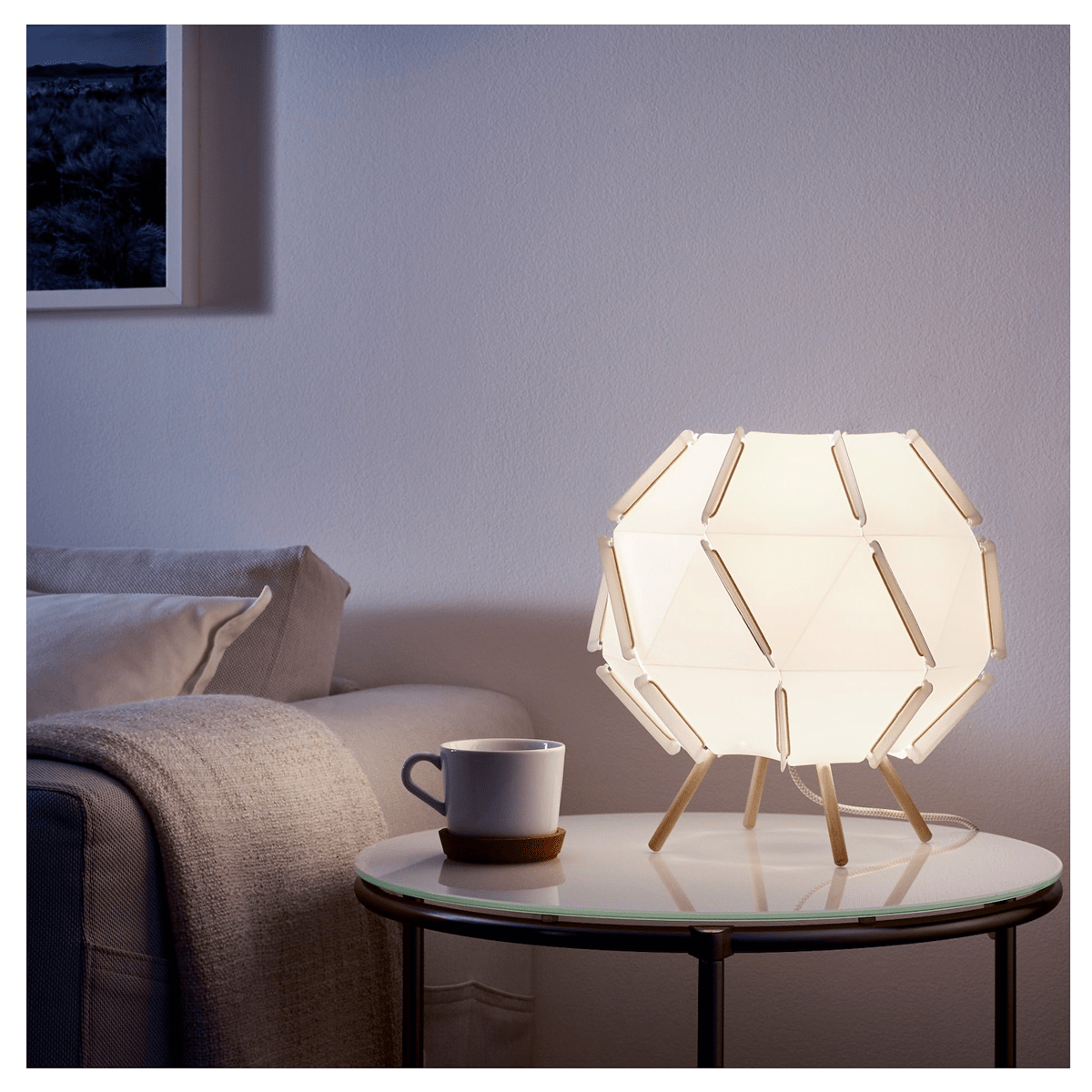 SJ PENNA Table lamp white
