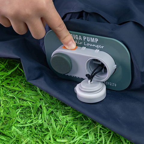 MicroNovelty giga Lounge gs1:one-Key Automatic Inflatable Lounger - Orange