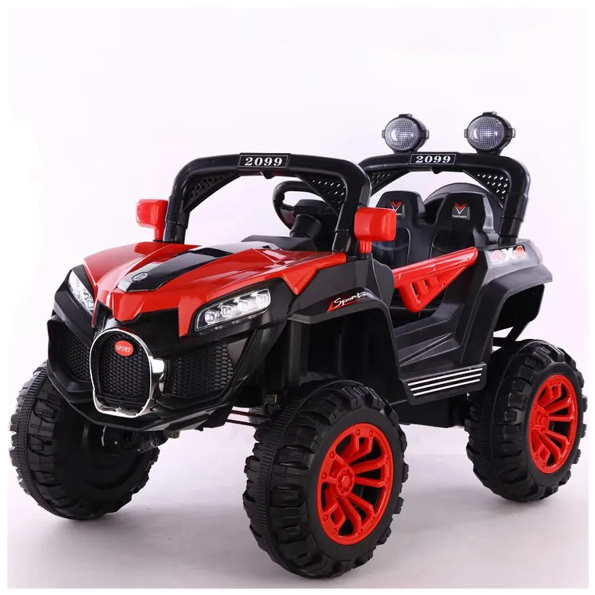 Kids Red Electric Toy Car for children Drive Four Wheels Remote Control Car - Olmecs