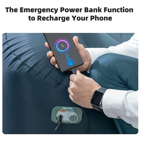 MicroNovelty giga Lounge gs1:one-Key Automatic Inflatable Lounger - Orange