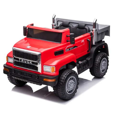 Olmecs 12v Electric Ride on Truck Tractor Car for Big Kids to Drive