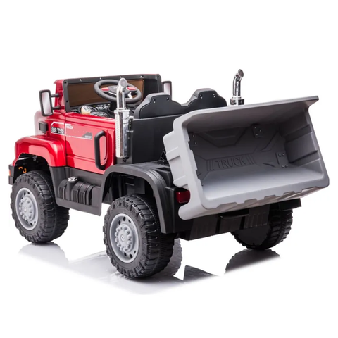 Olmecs 12v Electric Ride on Truck Tractor Car for Big Kids to Drive