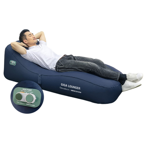 MicroNovelty giga Lounge gs1:one-Key Automatic Inflatable Lounger - Orange