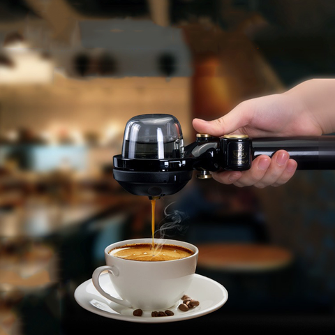 MEDENO Powder Espresso Machine, Black - M01