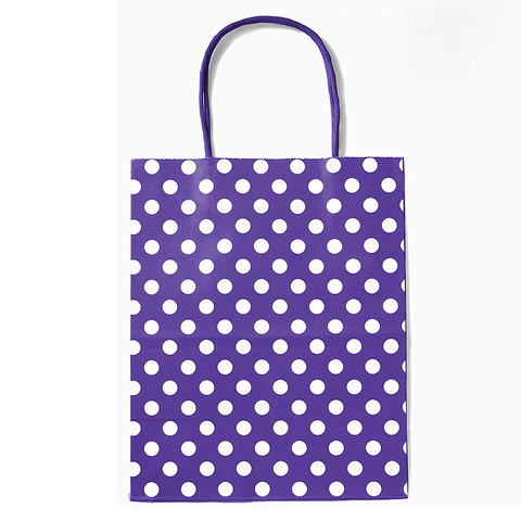 Green Polka DOT Biodegradable, Food Safe Ink & Paper, Premium Quality  Kraft Bag 21x15x8cm (12 Pc Pack)