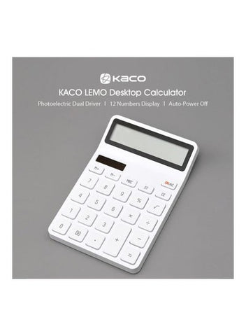 Xiaomi Kaco Lemo Desktop Calculator White