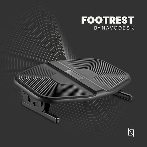 Navodesk Premium Ergonomic Under Desk Footrest with Tilt Function