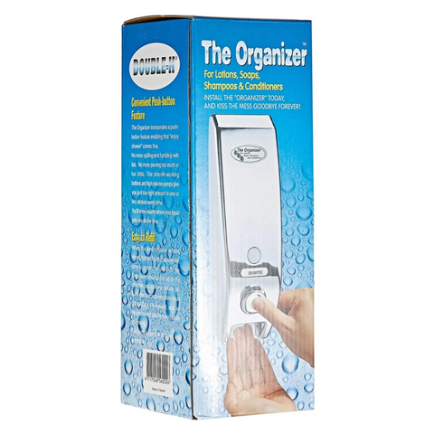 Plastic Manual Soap Dispenser  Silver - EDGE