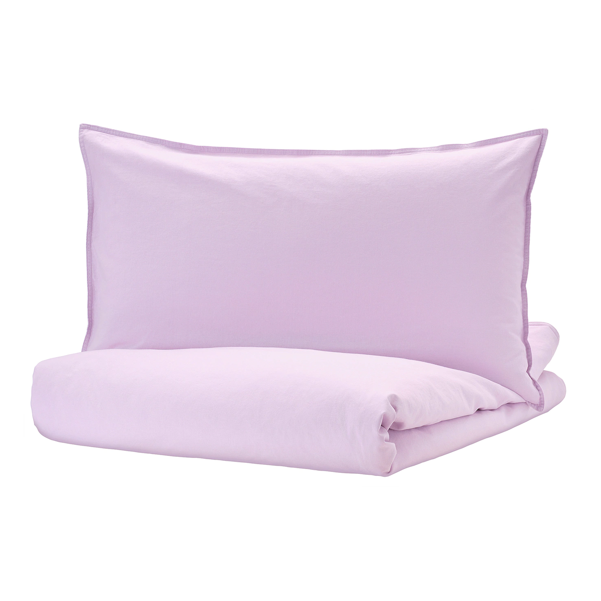 Quilt cover and pillowcase, Light Lillac, 150x200/50x80 cm - ANGSLILJA