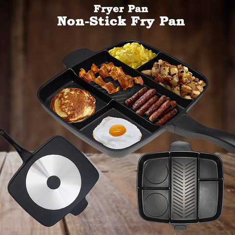 Non-Stick Split-Section Frying Pan
