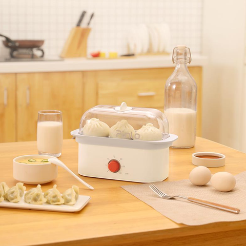 Pinlo Electric Steamer Household Mini Steam Pot Small Breakfast Machine Egg Steamer