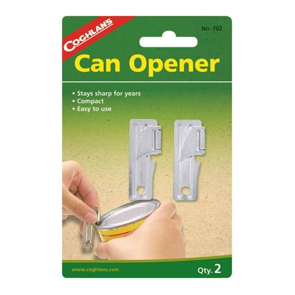 2-Piece G.I. Can Opener Set - Silver