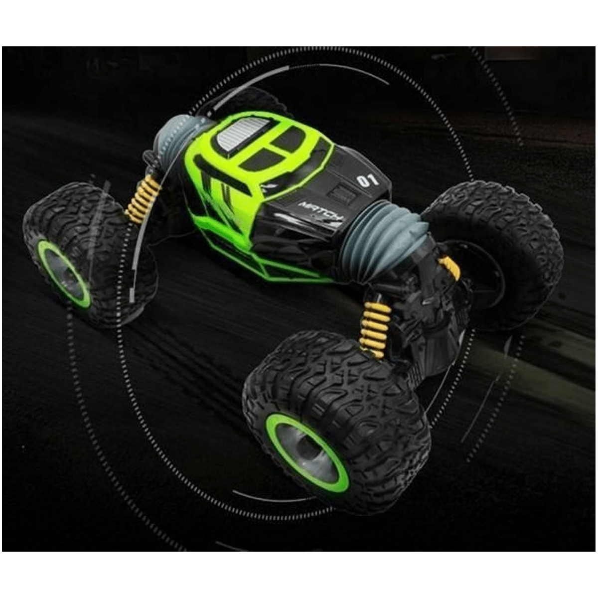 Mytoys All Terrain Car Hyper Actives Stunt Contrl Two Sided