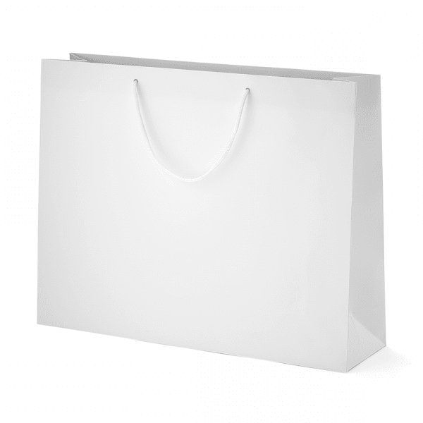 Heavy 230gsm Paper Bag Perfect for Kid’s Birthdays, (12 Piece Pack) - White