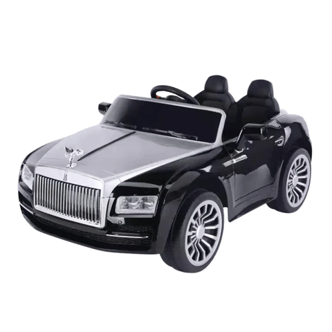 Emma Rolls Royce Rechargeable Ride On Car For Kids & Toddlers With Remote Control - Black