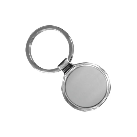 Olmecs Promotional Round Shaped Metal Keychain (12 Pc Pack)