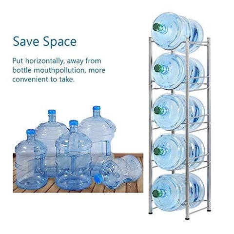 5 Gallon Water Bottle Storage Rack for 4 / 5 Bottles