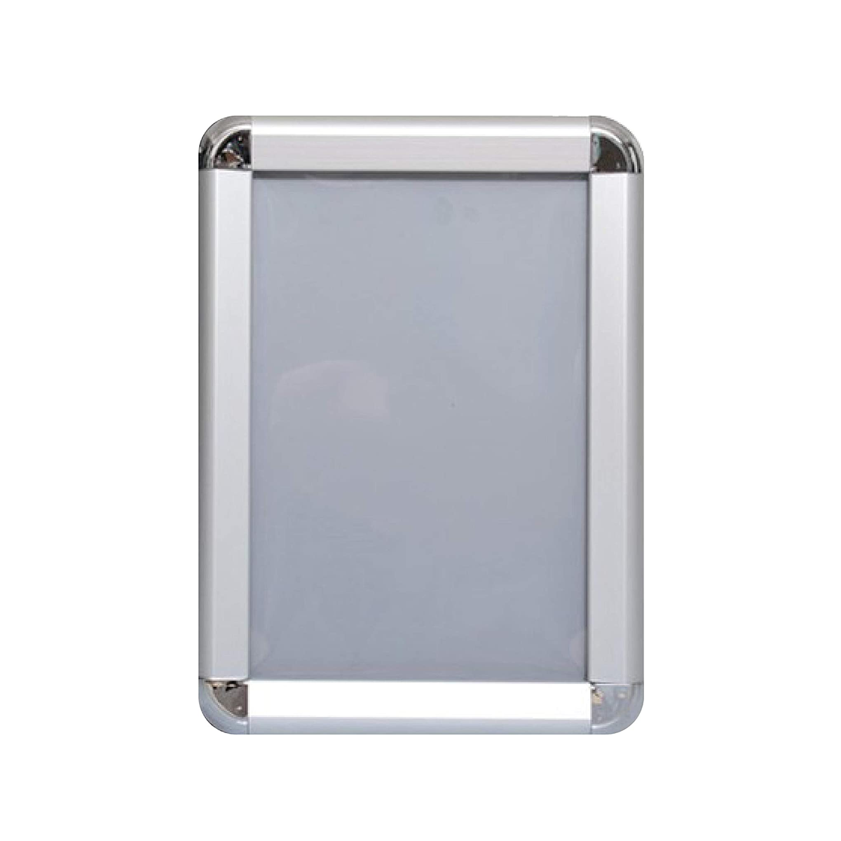 Olmecs Front Snap Frame Board with Chrome 30mm Profile Round Corner - Size A3