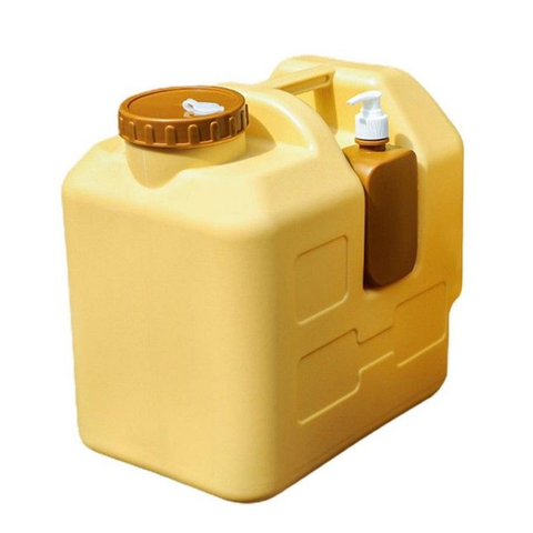 Camping Water Tank  with Tap and Soap Dispenser, Plastic Water Container - 30 Ltr